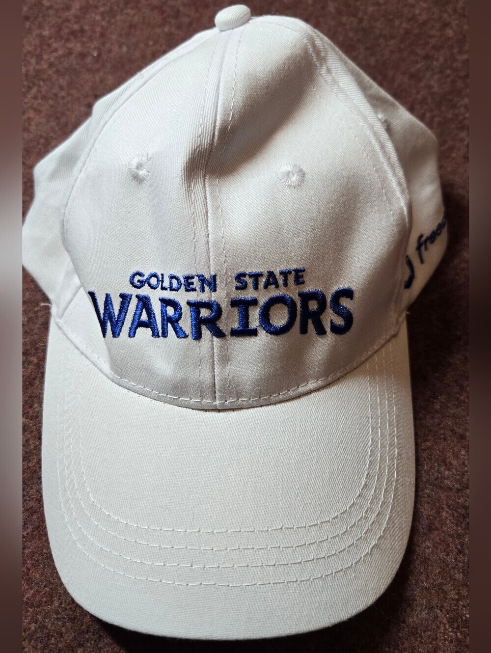 Golden State Warriors 2025-26 Hat By Chase Freedom Cinch Back Blue And White